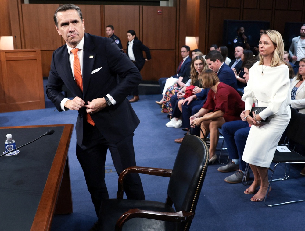 During testimony in Congress on Wednesday as part of his nomination process, Acting Attorney General Todd Blanche admitted ‘mistakes were made’ in the Epstein files process (Reuters)