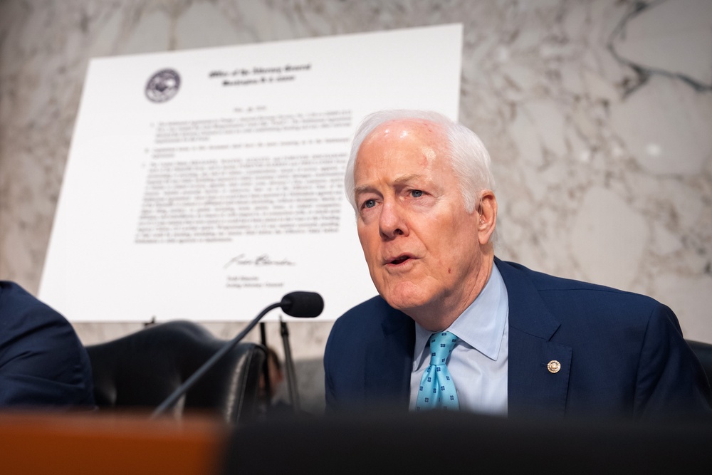 John Cornyn pressed Blanche on why the DOJ hasn’t closed down the fund entirely (AP)
