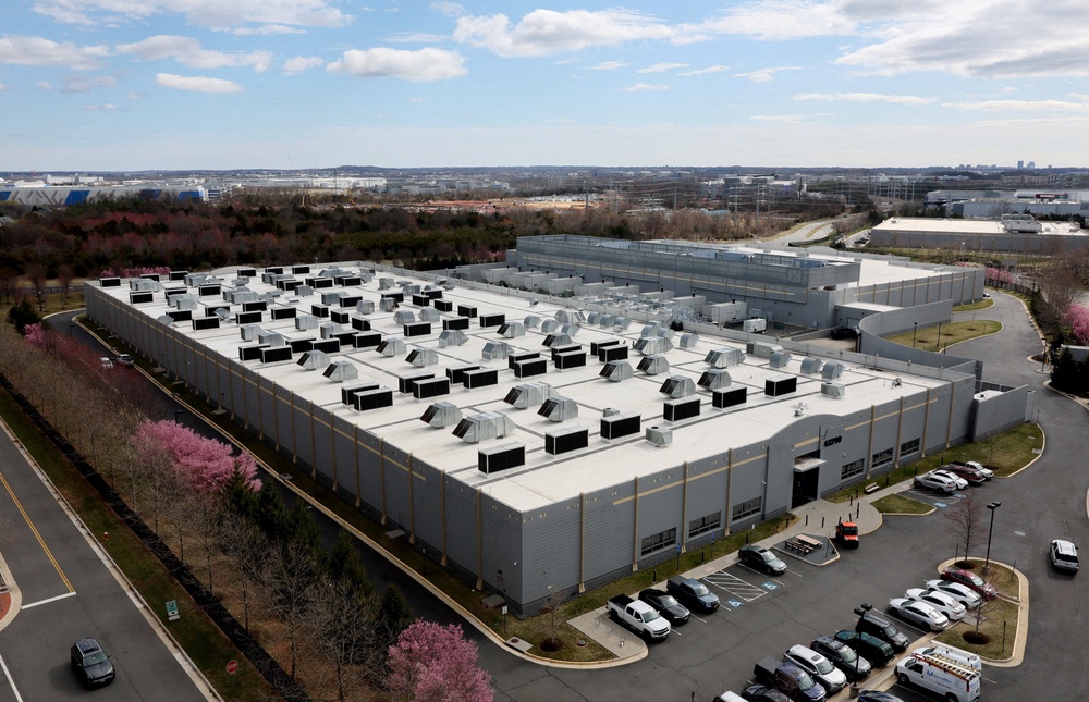 Data centers, which are integral to supporting cloud computing and artificial intelligence, require vast amounts of energy and water (Reuters)