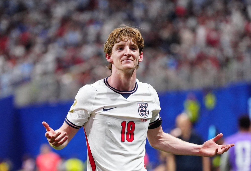 Anthony Gordon had given England the elad in the second half (PA Wire)