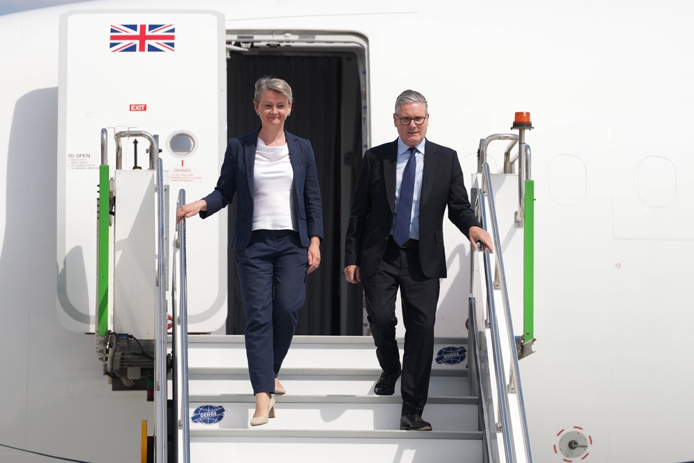 Sir Keir Starmer and Yvette Cooper (PA) (PA Wire)
