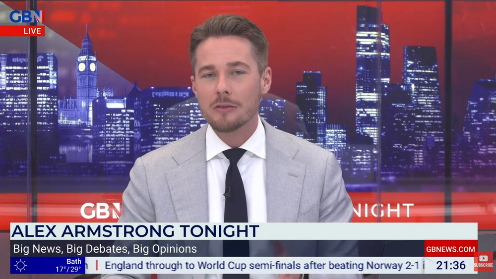 Alex Armstrong on GB News (GB News)