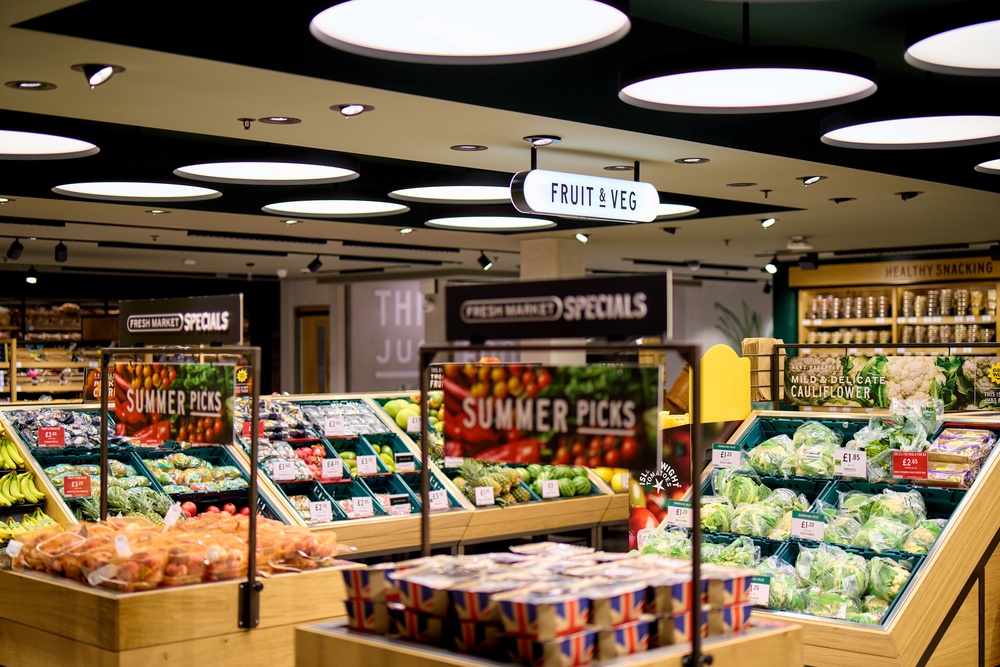 From fashionable to fresh: the Pantheon store’s food hall has been modelled on a European marketplace (M&S)
