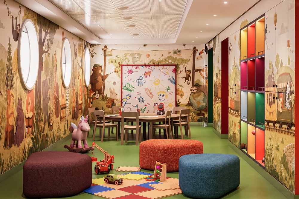 Younger guests will enjoy a refreshed Fantasia Children's Playroom (Crystal)