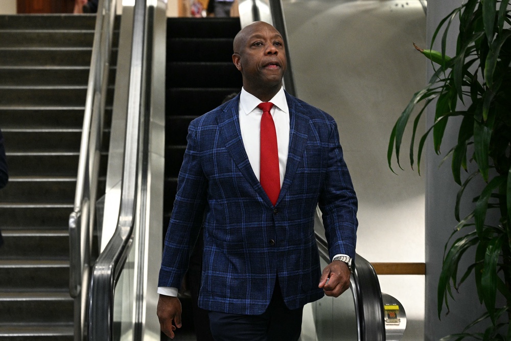 Tim Scott leads the Senate Republican campaign arm, the NRSC (AFP/Getty)