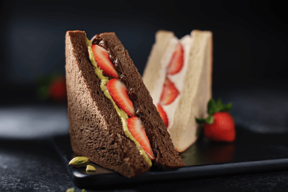 Sweet thing: the M&S strawberries-and-cream sandwich sold 1 million units in five weeks last year (M&S)