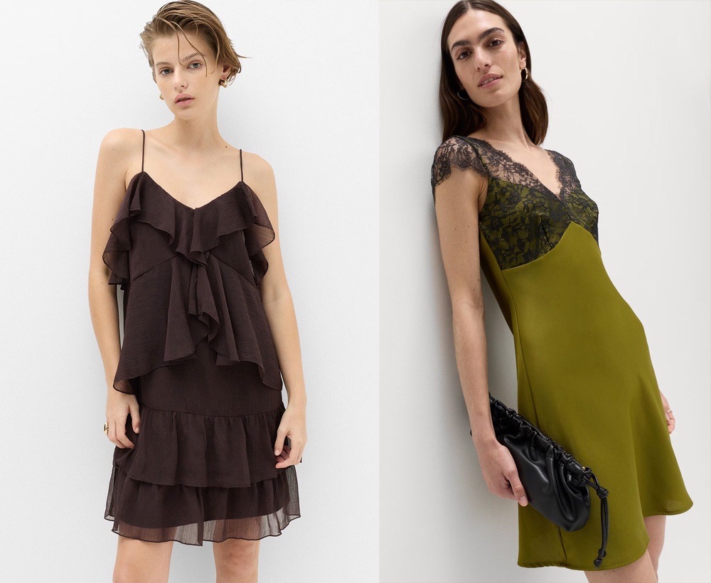 The store is drawing in new customers looking for fashionable slip dresses at good prices (M&S)
