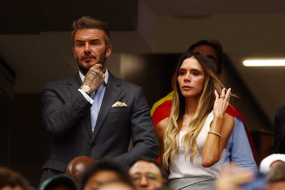 Victoria Beckham has been scrutinised for her reactions during England's World Cup matches – and Helen Coffey has been there (Reuters)