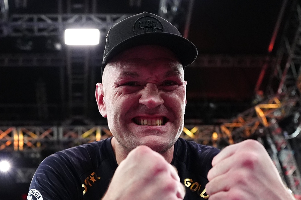 Tyson Fury after outpointing Arslanbek Makhmudov in April (PA)