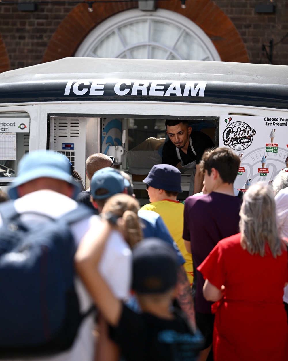 The combination of sunshine and football helped turn food and drink into part of the occasion (Getty)