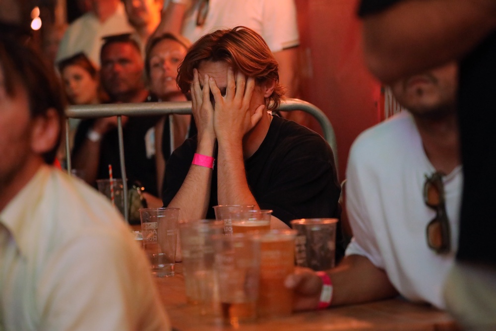 One for the road: England's defeat ended the tournament, but five weeks of football had already changed spending habits across Britain (Getty)