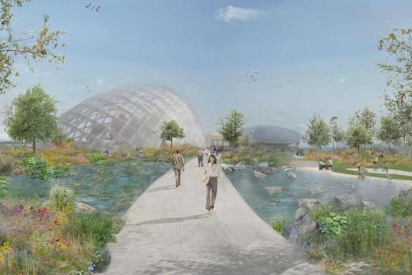 Artist’s rendering of the upcoming site (Eden Project)
