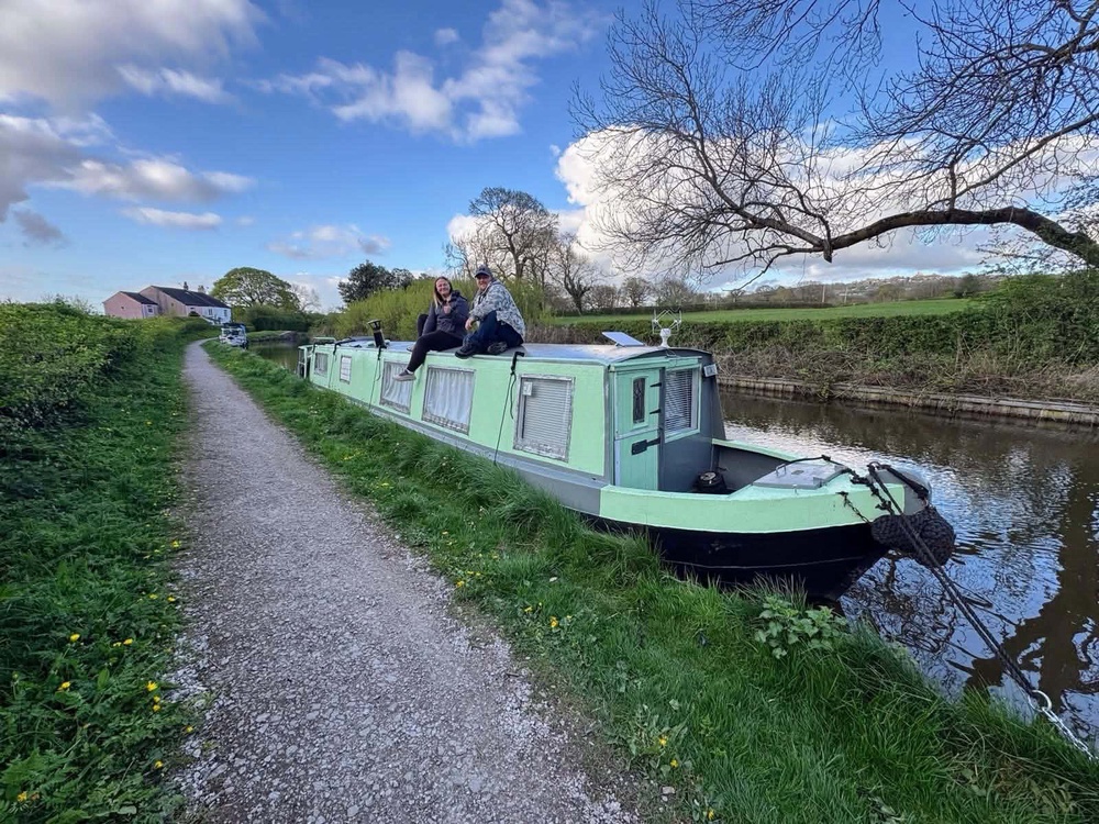 Daniel and Charlotte bought their narrowboat on Facebook Marketplace (Collect/PA Real Life)