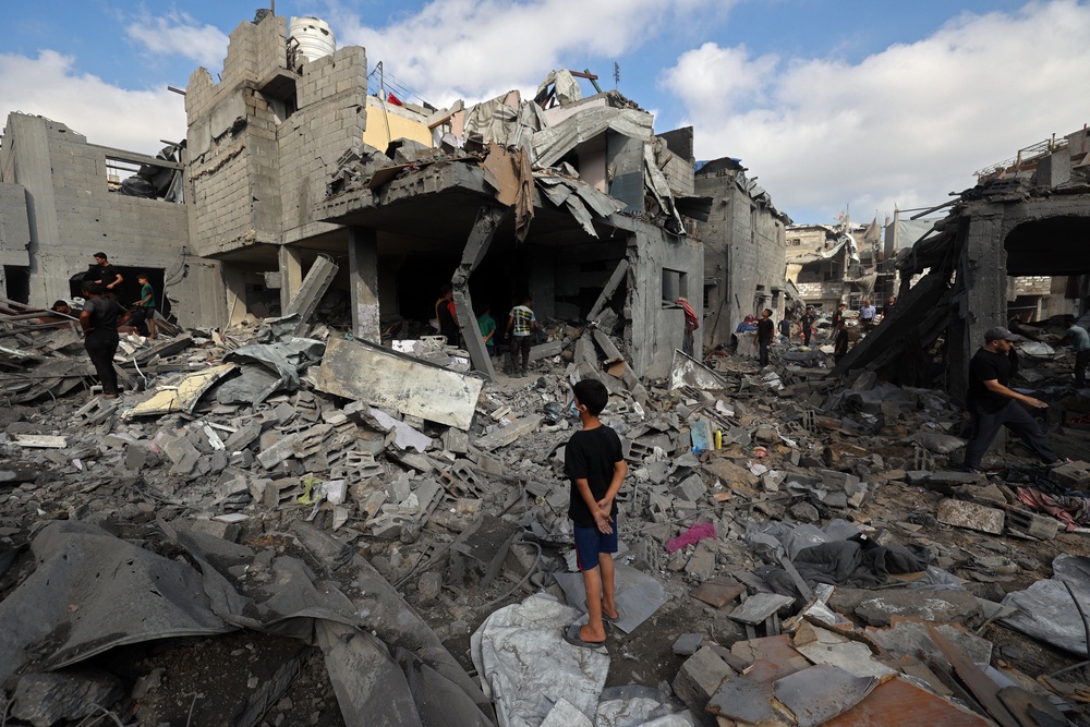 Most of Gaza’s infrastructure has been destroyed since the conflict began in 2023 (AFP/Getty)