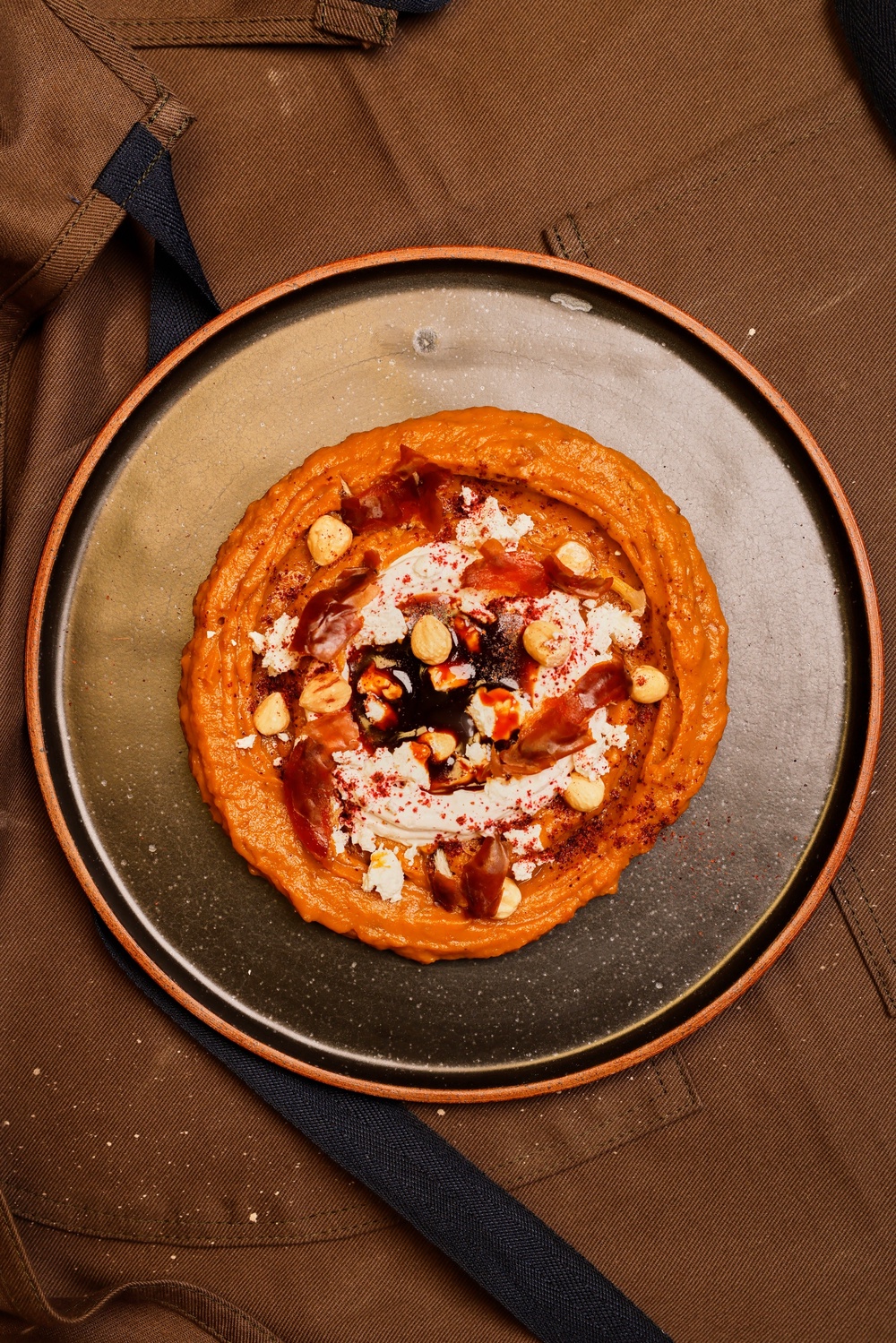 Sweet potato, date molasses and feta make for a sweet, smoky dip with plenty of depth (Rich Cullen/Kiln)