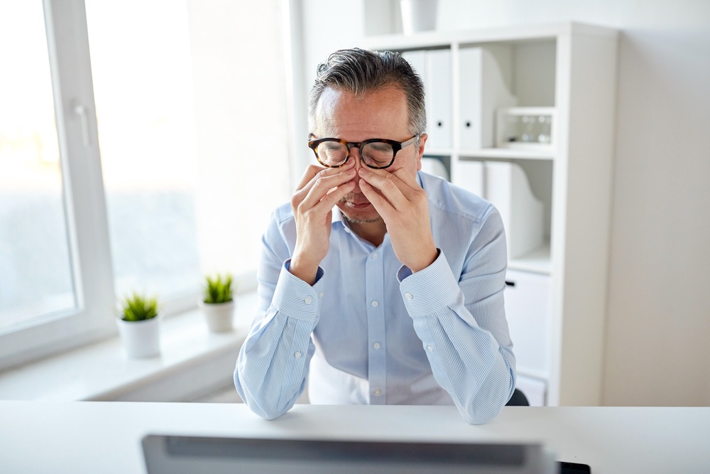 Air conditioning can dry your eyes out