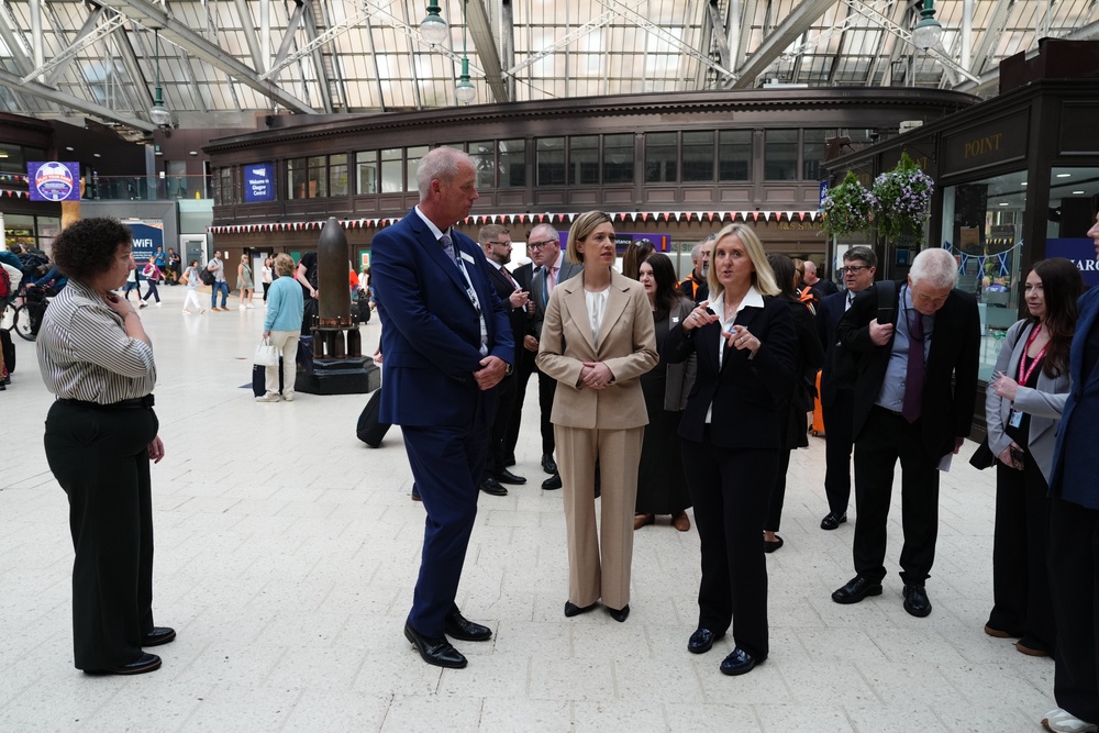 The station and area around it is fully reopening in time for the start of the Commonwealth Games next week (Andrew Milligan/PA) (PA Wire)