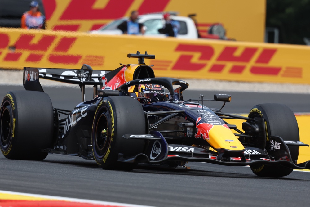 Max Verstappen saw off Lewis Hamilton in first practice (Omar Havana/AP) (AP)