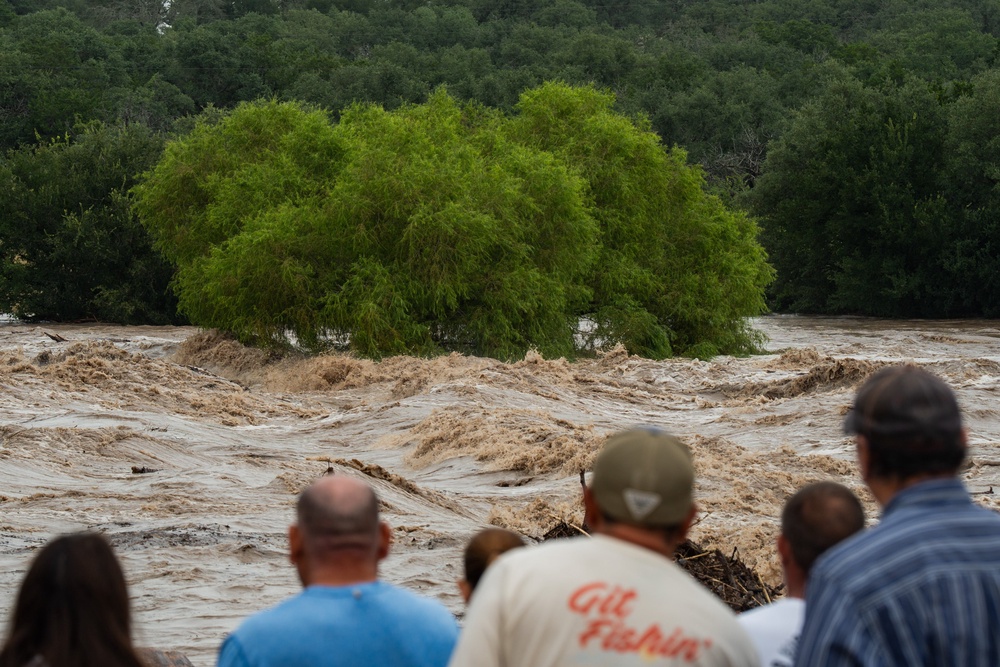 Two people have died and the threat isn’t over yet as Texas braces for more record rainfall (Mikala Compton/Austin American-Statesman via AP)