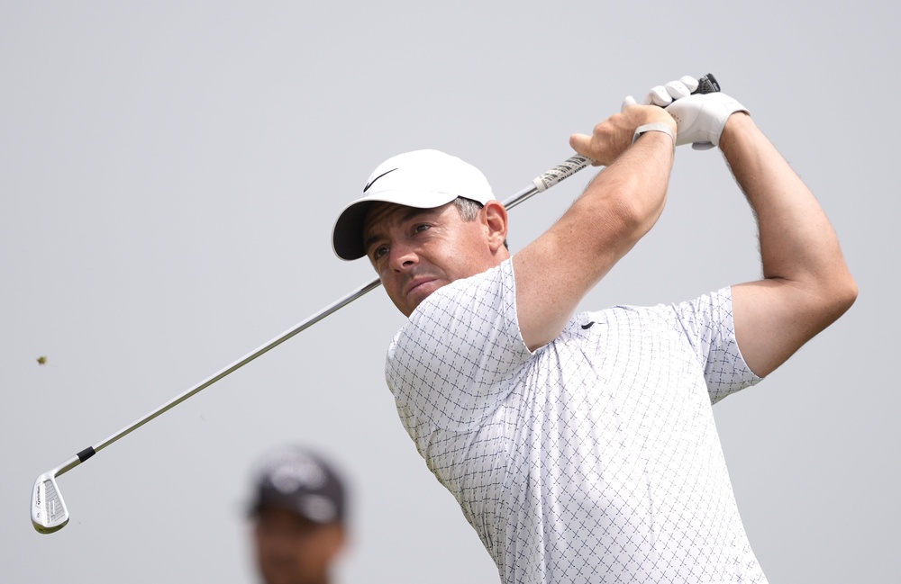 McIlroy was superb off the tee in his second round (Peter Byrne/PA) (PA Wire)