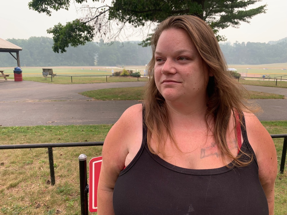 Ashley Brouillette said ICE never contacted her and she learned about her ex’s role in the shooting from the media (AP Photo/Mike Householder)