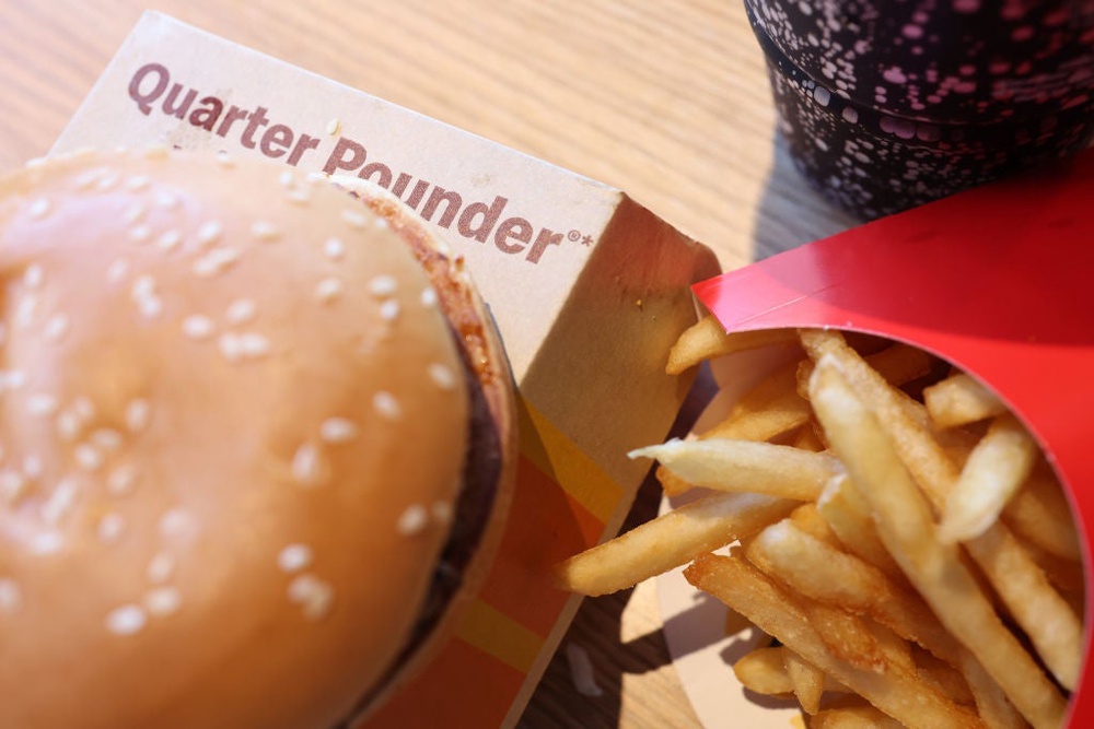 E. coli bacteria caused a 2024 food poisoning outbreak tied to raw onions on McDonald’s Quarter Pounder hamburgers (Getty Images)