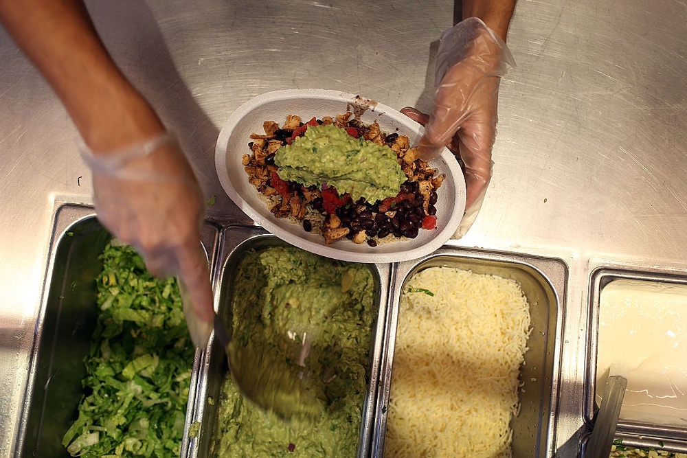 In 2015, Chipotle was hit by an E. coli outbreak that sickened more than 50 people (Getty Images)