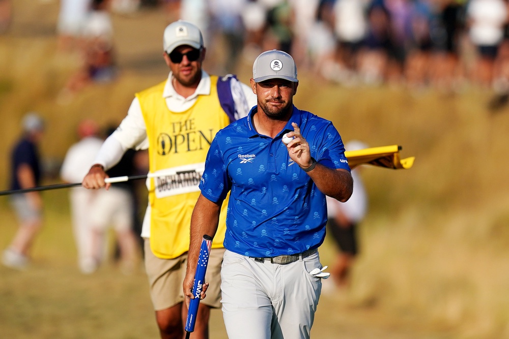 Bryson DeChambeau was given a two-shot penalty (Jacob King/PA) (PA Wire)