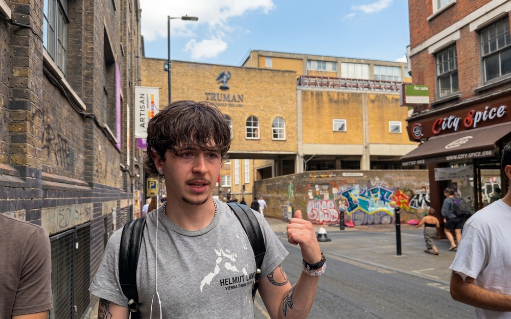 Isaac Leyton told The Independent that investing in local housing would be a ‘much better’ policy choice (Caspar Barnes)