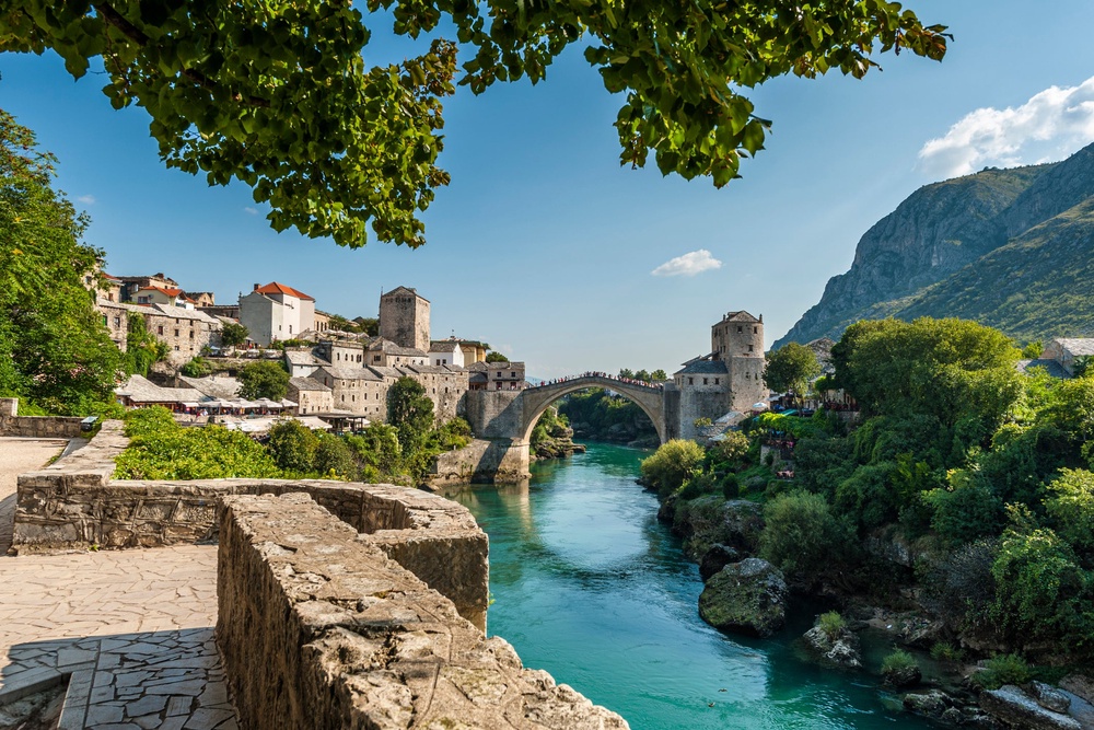 Mostar is home to the famous Stari Most bridge (Getty Images/iStockphoto)