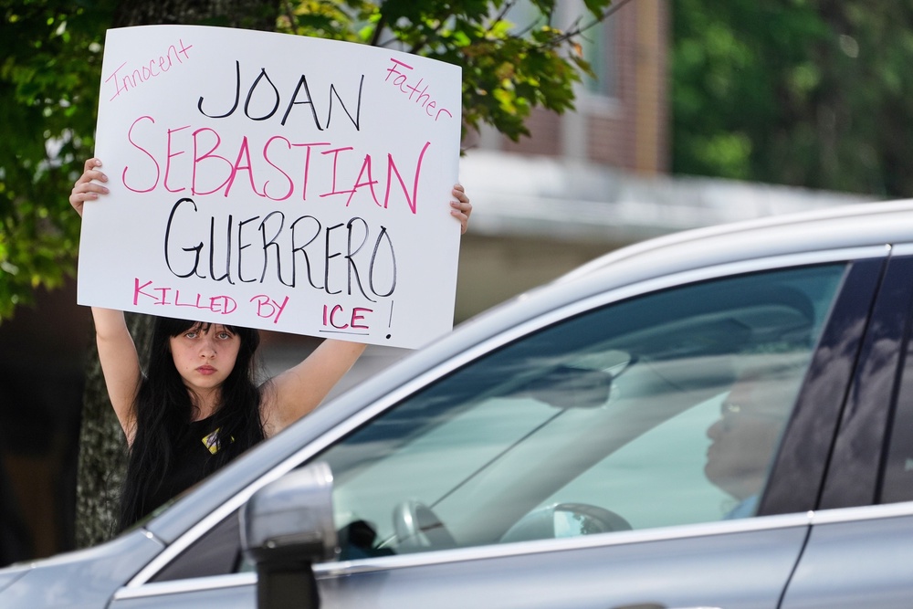Community outrage erupted in the aftermath of the fatal shooting by ICE of 25-year-old Johan Sebastián Durán Guerrero in Maine. The ex of the agent involved said it was preventable (Getty Images)