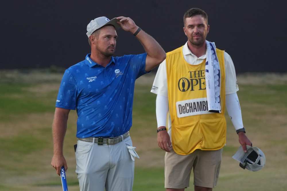 Bryson DeChambeau was given a two-stroke penalty for a rules infringement at The Open (AP)