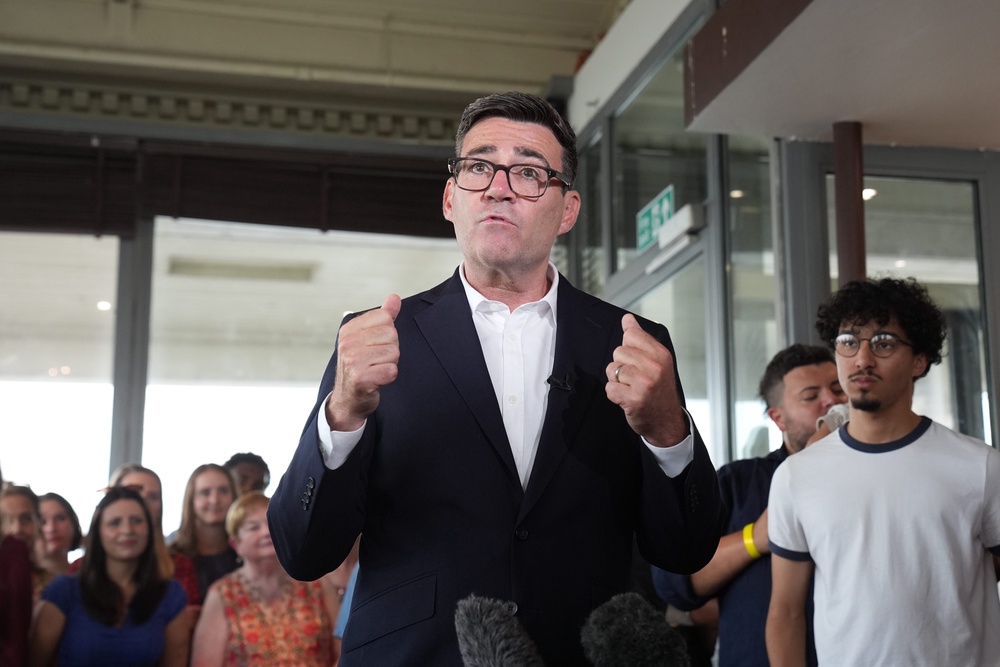 Andy Burnham is expected to set out his plans when he takes over as prime minister on Monday, with reports suggesting he could back more drilling in the North Sea (Gareth Fuller/PA) (PA Wire)