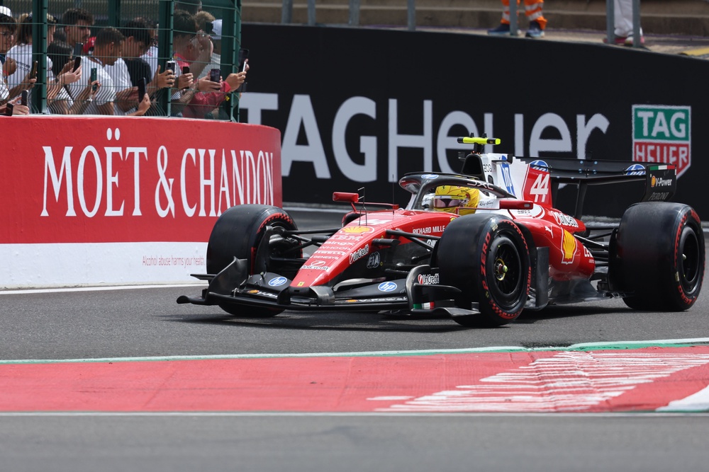 Lewis Hamilton was able to take part in qualifying despite a crash in final practice (Omar Havana/AP). (AP)