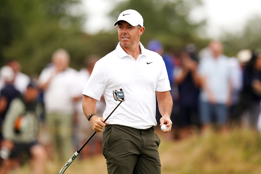 Rory McIlroy has criticised Bryson DeChembeau’s behaviour at The Open (PA Wire)