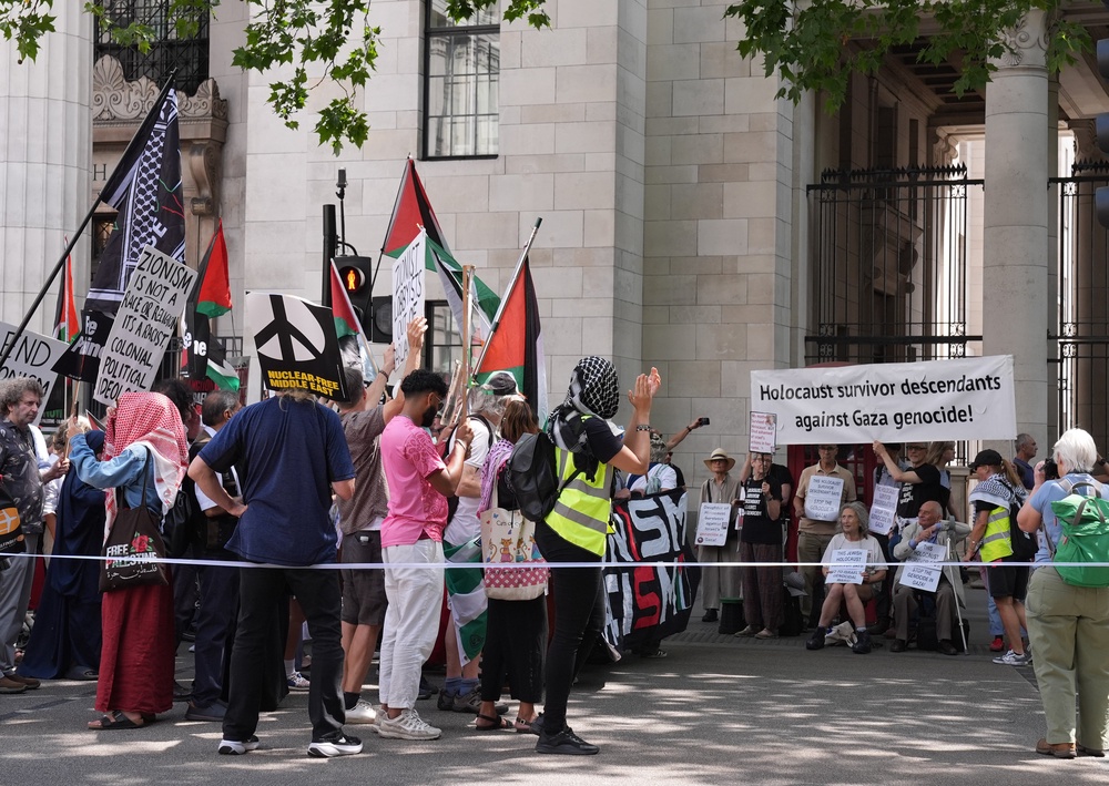 The National March for Palestine took place in central London (Maja Smiejkowska/PA) (PA Wire)