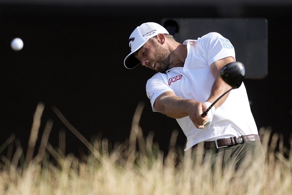 Sam Burns leads the way on 10 under par (Peter Byrne/PA). (PA Wire)