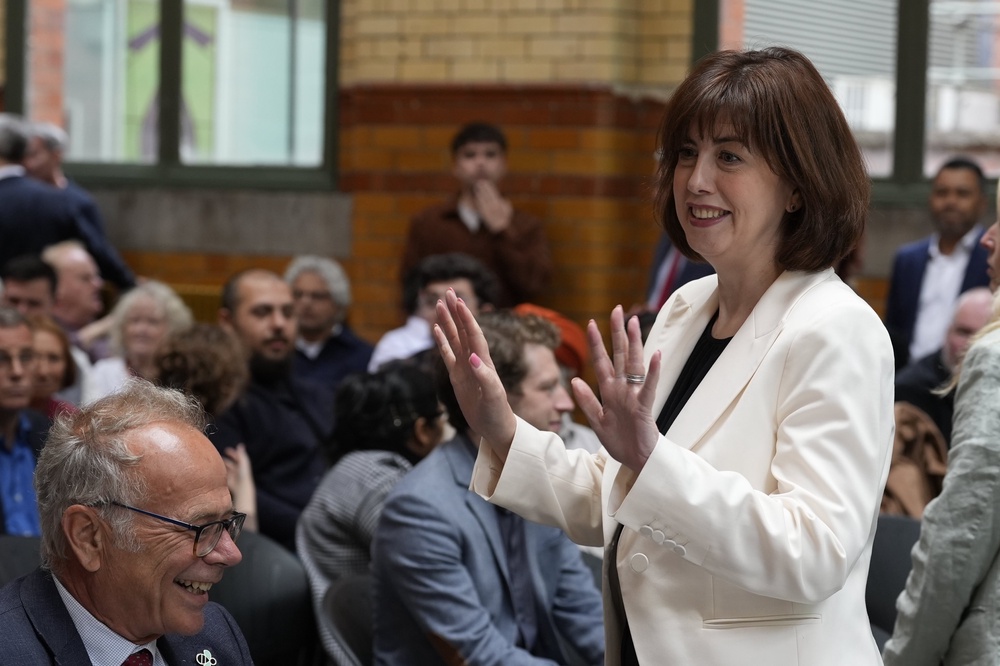 Labour deputy leader Lucy Powell said scrapping digital ID would help ‘clear the decks’ for a focus on Andy Burnham’s priorities including the cost of living (Peter Byrne/PA) (PA Wire)