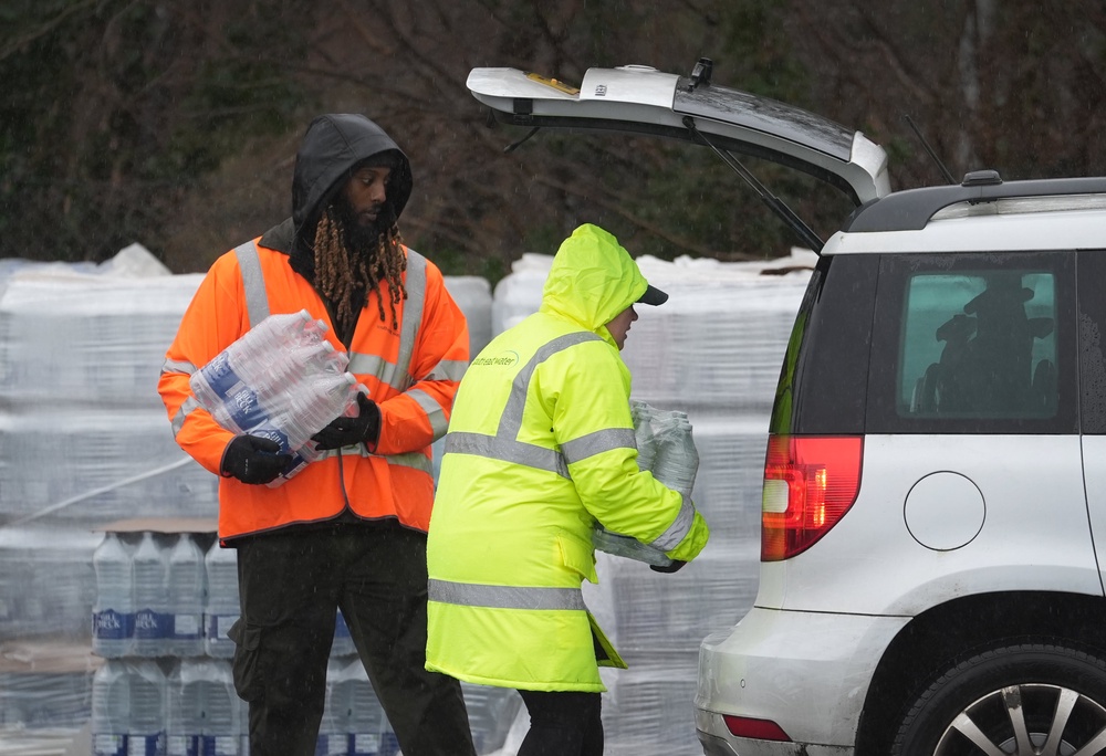 Some 7,000 people in the Kent area are experiencing issues with their water supply (PA)