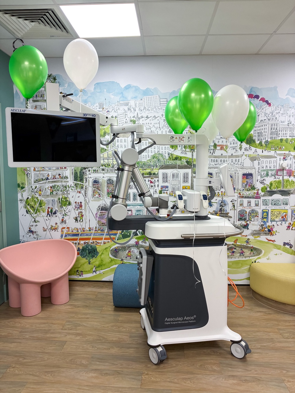 The 3D exoscope at the hospital (NHSGGC/PA Wire)