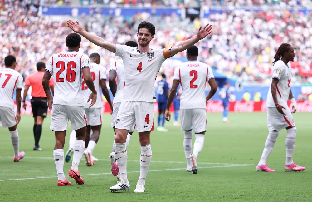 The broader story of the World Cup eventually shifted and social media was flooded with tales of soccer fans from around the world enjoying the treats and traditions of the U.S., from beer to ranch dressing (Getty Images)
