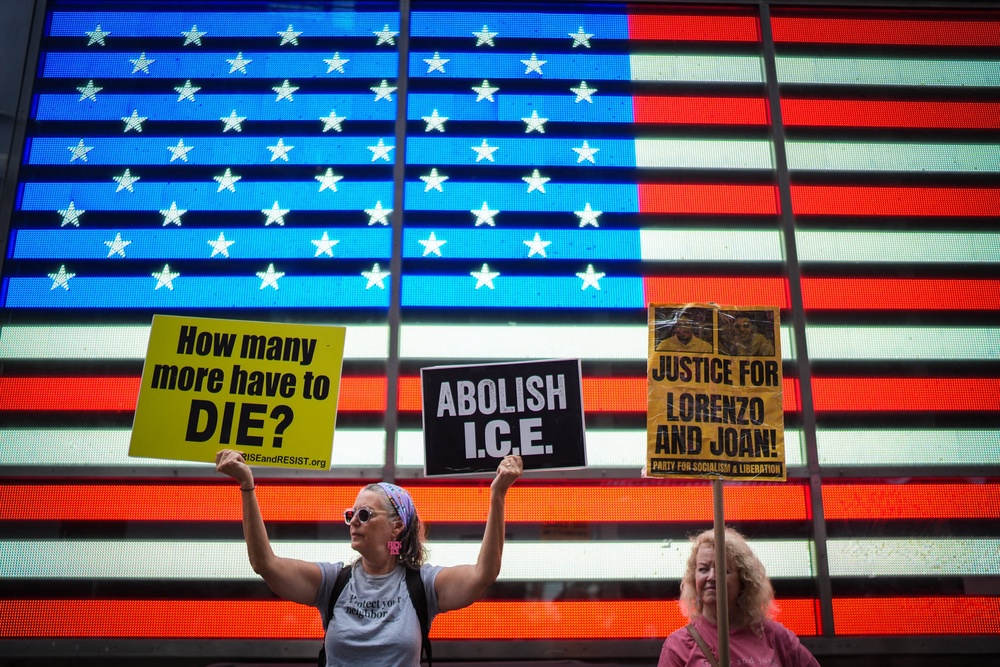 Rosenblum’s exit follows a wave of ICE arrests and several fatal shootings as the Trump administration comes under fierce scrutiny over the president’s mass deportation campaign and a lack of public data about it (AFP/Getty)