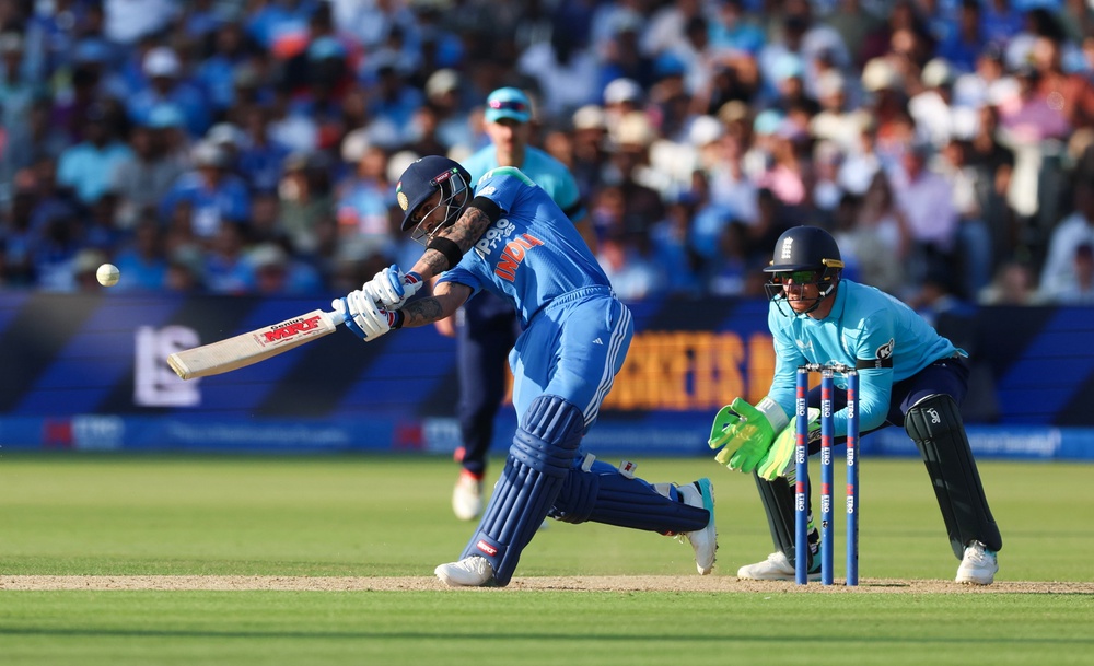 Virat Kohli may have played his final innings in England (PA)