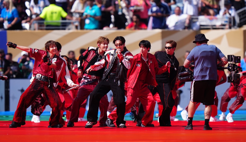 BTS also performed (Bradley Collyer/PA) (PA Wire)