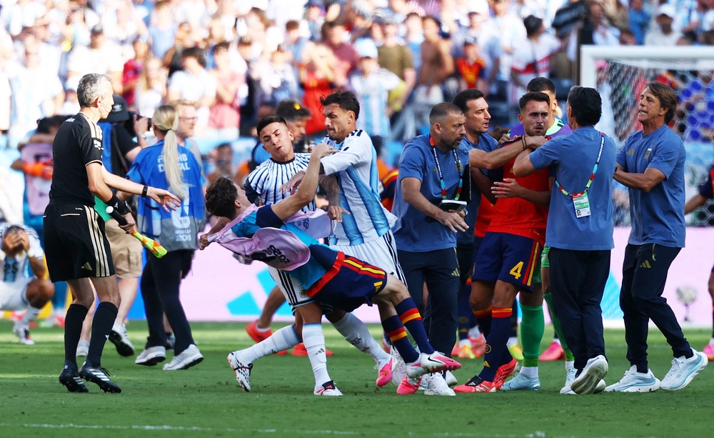 Fifa has launched an investigation into the post-match incidents (Reuters)