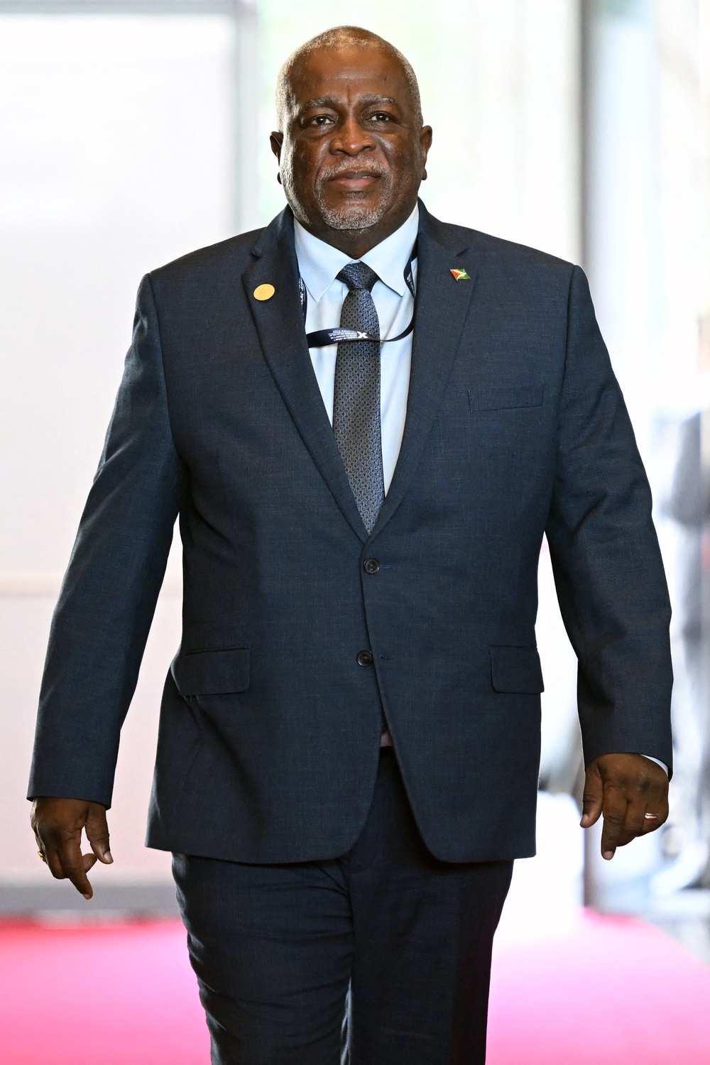 File: Guyana's Prime Minister Mark Phillips arrives at the X Summit of Heads of State and Government (AFP/Getty)