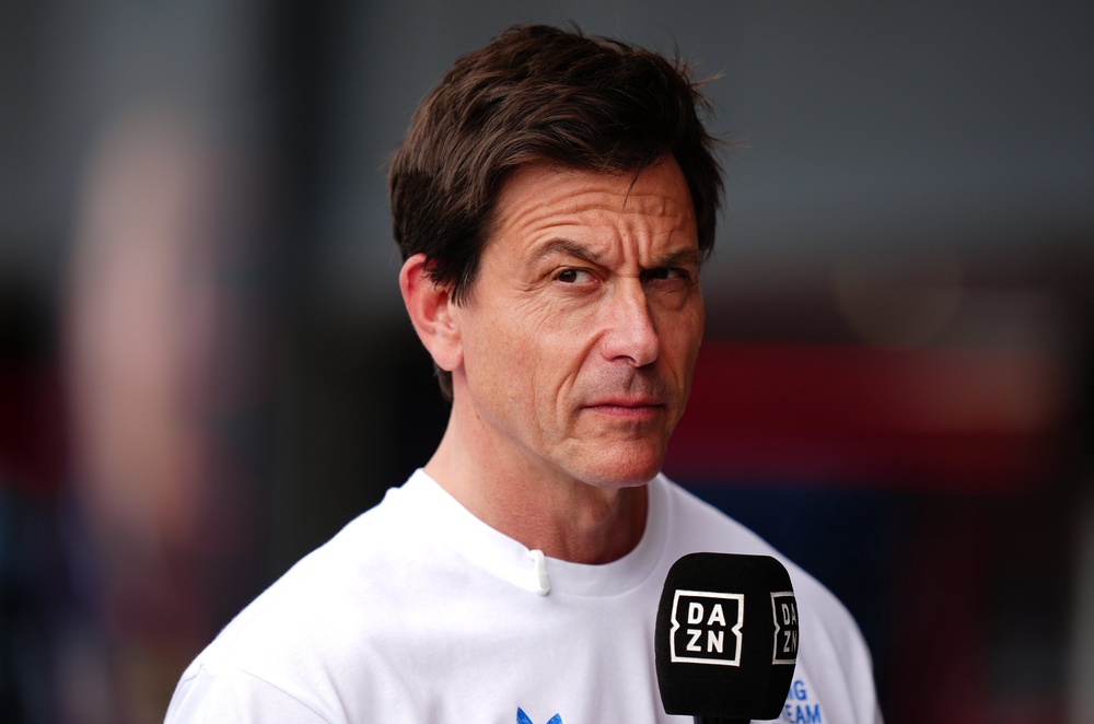 Toto Wolff said Mercedes are “100 per cent” behind Russell (David Davies/PA) (PA Wire)
