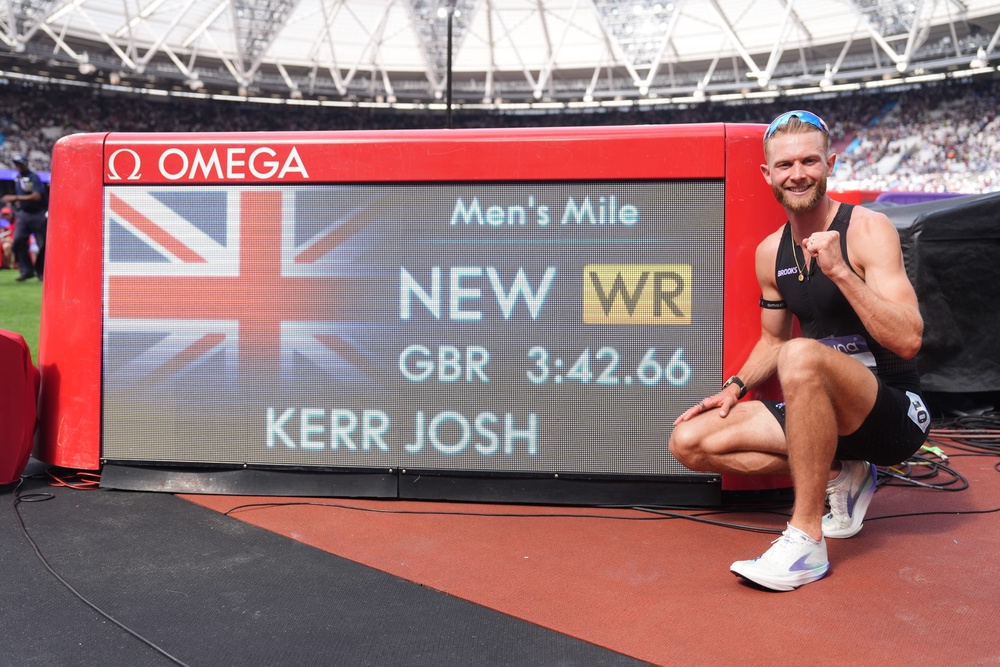 Josh Kerr broke the mile world record earlier this month (PA Wire)