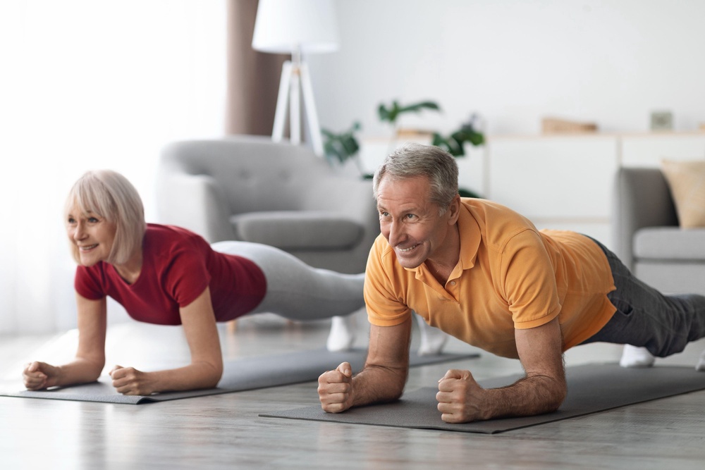 ‘One of the most simple but most effective core exercises is the plank,’ says Quinn (PA)