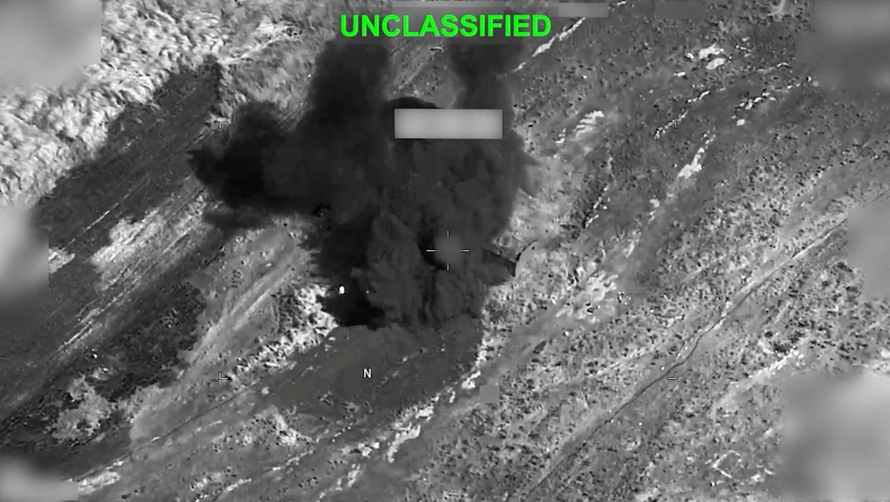 Smoke rises from an explosion at an unknown location, during what U.S. Central Command (CENTCOM) says are strikes on Iran, in this still image taken from a handout video released on July 19, 2026. (Reuters)